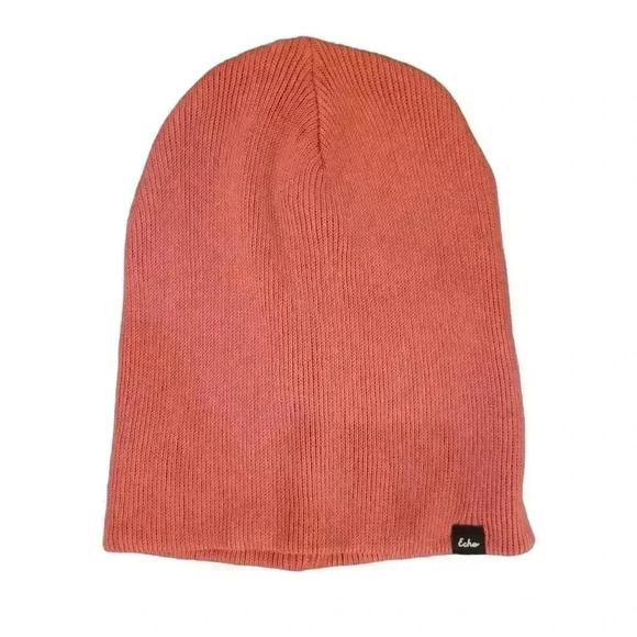 Echo Women's Raspberry Viscose/Poly Slouchy Beanie - Picture 1 of 6